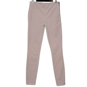 Tory Burch Side Zip Corduroy Office Casual Neutral Taupe Pants Sz 27